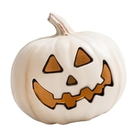 Magideal - Decoración De Fiesta Con Luz De Calabaza De Halloween, Artesanía Fina, Diseño De Parque Temático, Escultura De Calabaza De Resina Para Sala De Estar, Estilo C