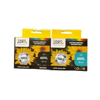 Genérico - Pack Tintas Compatible Para 60Xl Negro/Tricolor