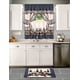 thumbnail image 2 of Juego de estantes para ventana y cenefa ACHIM Chateau Cottage Navy, 2 of 2