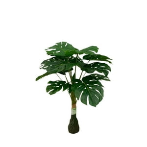 Mobii - Planta Artificial Decorativa Interior Monstera 85Cm De Alto Verde