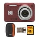thumbnail image 2 of Paquete de cámara digital Kodak PIXPRO Friendly Zoom FZ55 (roja) con funda, tarjeta de memoria SDHC UHS-I U1 de clase 10 de 32 GB y lector de tarjetas USB 2.0 (4 unidades), 2 of 6