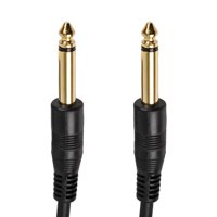 Genérico - Cable Auxiliar Audio Jack Plug 6.3Mm A 6.3Mm 5 Metro Mono