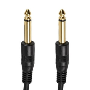 Genérico - Cable Auxiliar Audio Jack Plug 6.3Mm A 6.3Mm 5 Metro Mono