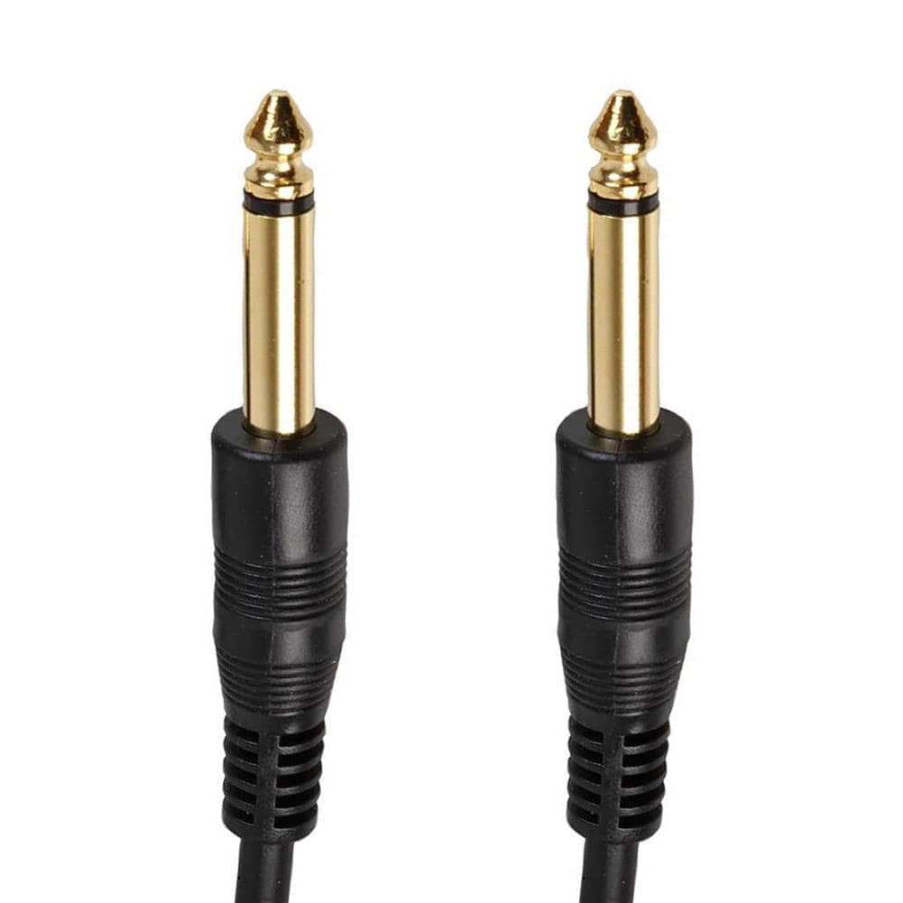Genérico - Cable Auxiliar Audio Jack Plug 6.3mm A 6.3mm 5 Metro Mono