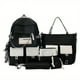 thumbnail image 1 of School Bag Female Primary School Students Travel Backpack Men Junior High School High School Students Korean Ins Tide Brand Large Capacity Casual Backpack Five-piece Set, 1 of 5