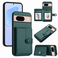 Foxdock Funda Para Google Pixel 8A Con Bloqueo Rfid - Diseño Elegante Con Cierre De Botón