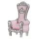 thumbnail image 2 of Sofá Individual Para Casa De Muñecas, Simulación Para Decoración, Accesorios De Jardín De Hadas, Rosa Y Plata, 1/12, 2 of 3