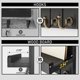 thumbnail image 5 of Llavero Rebee Vision Farmhouse para pared con estante, color negro, 5 of 6