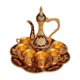 thumbnail image 2 of Juego De Tetera Y Café Turco, Juego De Tazas De Té Artesanales Para El Hogar, Sala De Estar, Fiesta, Morado, 2 of 5