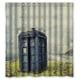thumbnail image 1 of Cortina de ducha de Doctor Who, juego de cortina de baño con ganchos, tamaño 66 x 72 pulgadas, 1 of 3