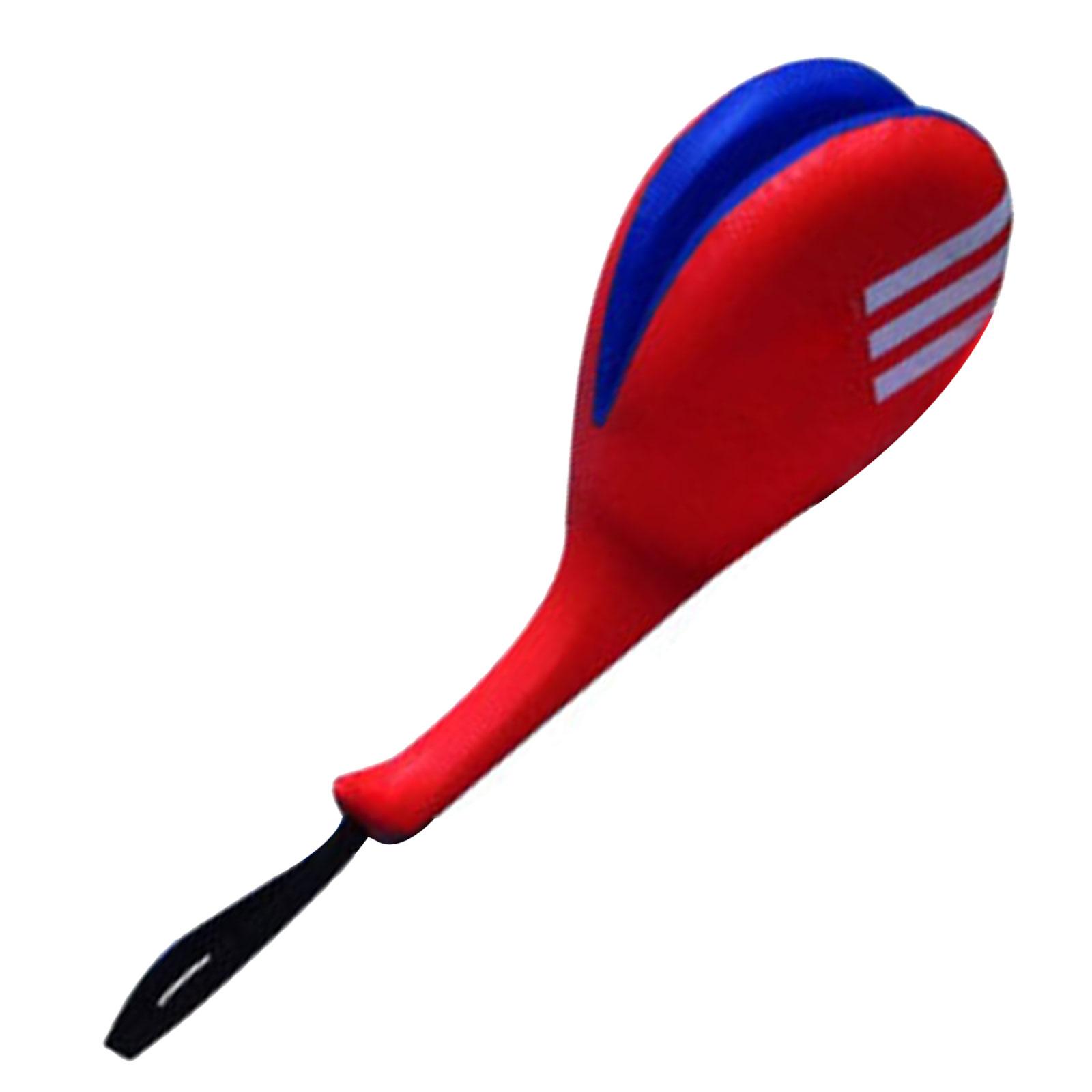 Magideal - Tkd Kicking Pad Practice Kick Target Strike Boxing Pad Para Jóvenes Adultos Consta De Dos Piezas De Target Leaf Equipo De Entrenamiento Flexible Rojo