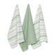 thumbnail image 1 of Toalla de cocina DII Everyday Urban Stripe verde alcachofa, 3 piezas, 1 of 8