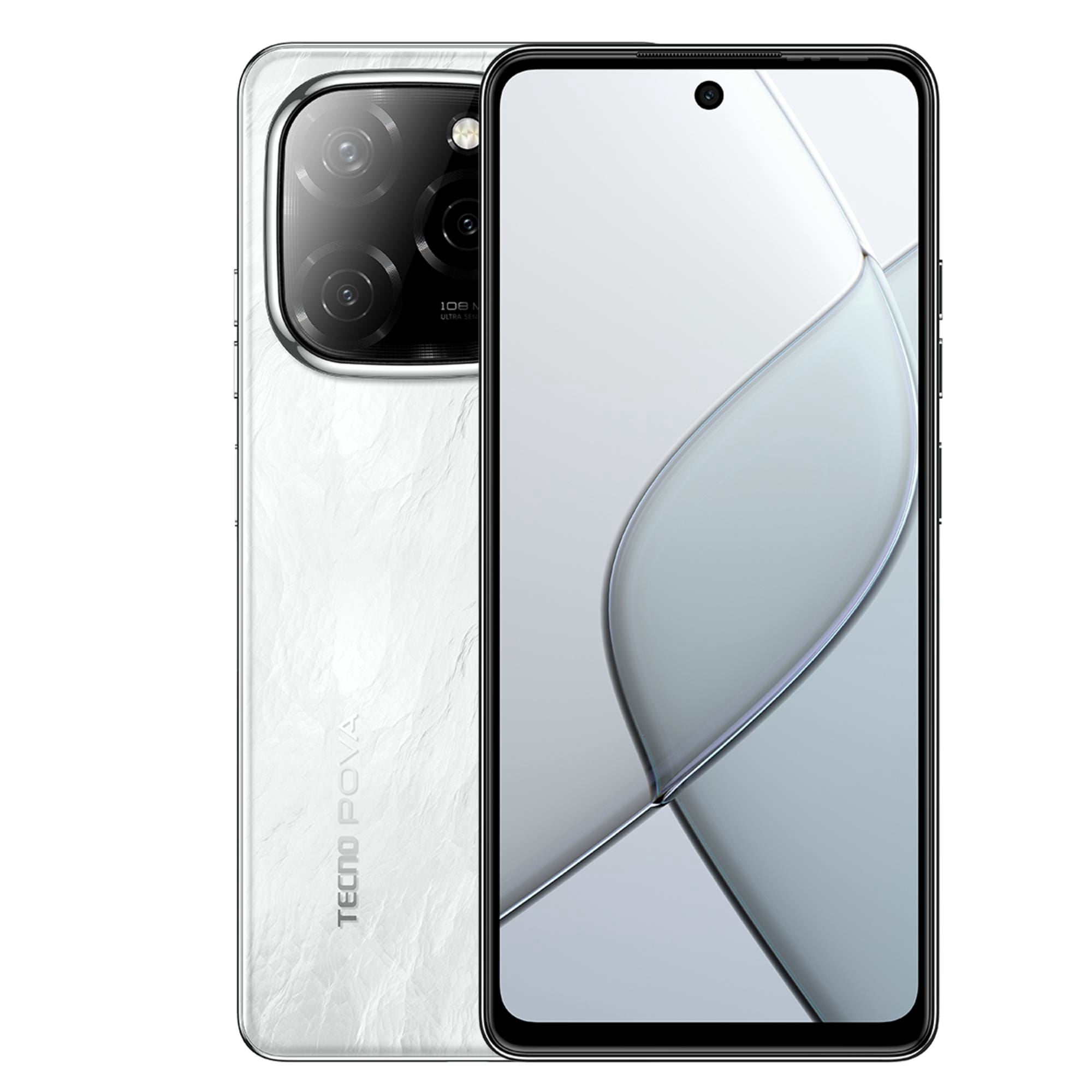Celular Tecno Pova 6 5G 256Gb + 8Gb Glossy Blanco
