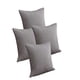 thumbnail image 1 of Set De 4 Fundas De Cojin Serie Hojas 45x45 Cm Gris, 1 of 4