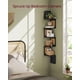 thumbnail image 3 of Estante de esquina VASAGLE de 5 niveles, montado en la pared, flotante, color negro ceniza, 3 of 7