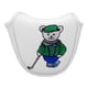 thumbnail image 4 of Golf Club Headcover Wrap Sleeve PU Para Golfistas Golf Mallet Putter Head Cover Blanco, 4 of 5
