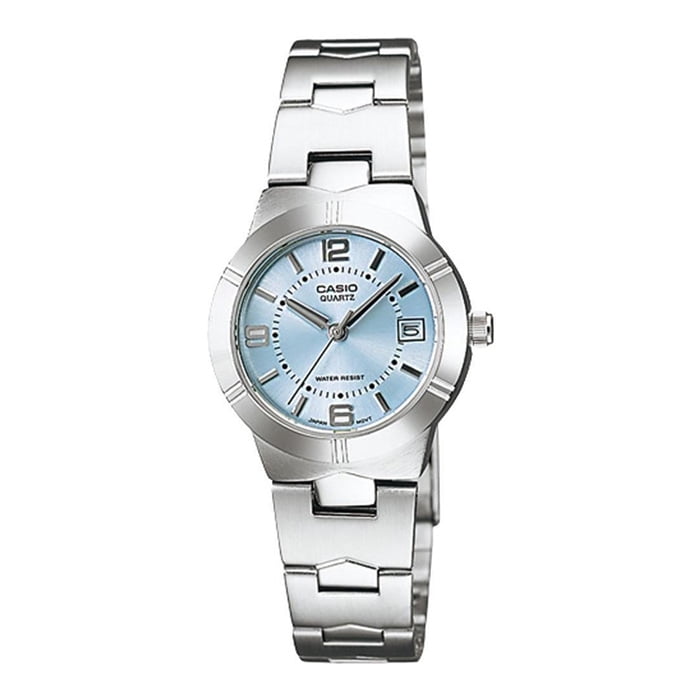 Reloj Analogo Plateado Casio Ltp-1241D-2A