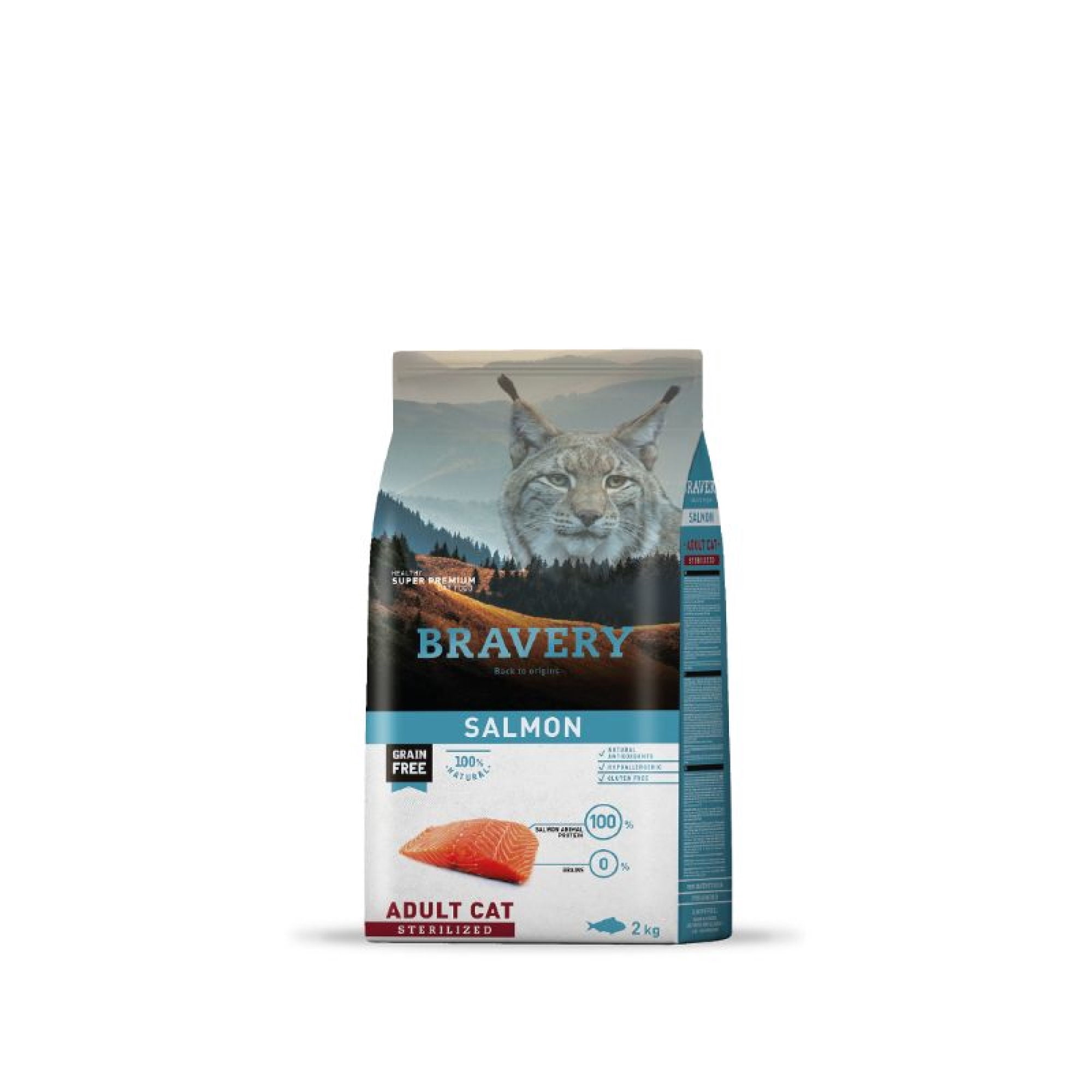 Alimento Super Premium Para Gatos Esterilizados Sabor Salmón 2 kg