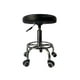 thumbnail image 3 of Silla Taburete Giratorio 5 Ruedas Reposa Pies Negro, 3 of 3