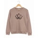 thumbnail image 5 of Poleron de Pijama Franela Mujer Flor de Loto beige L, 5 of 6