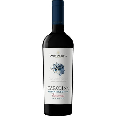 Vino Tinto Carmenere Gran Reserva 13.5° Botella 750 Ml Santa Carolina