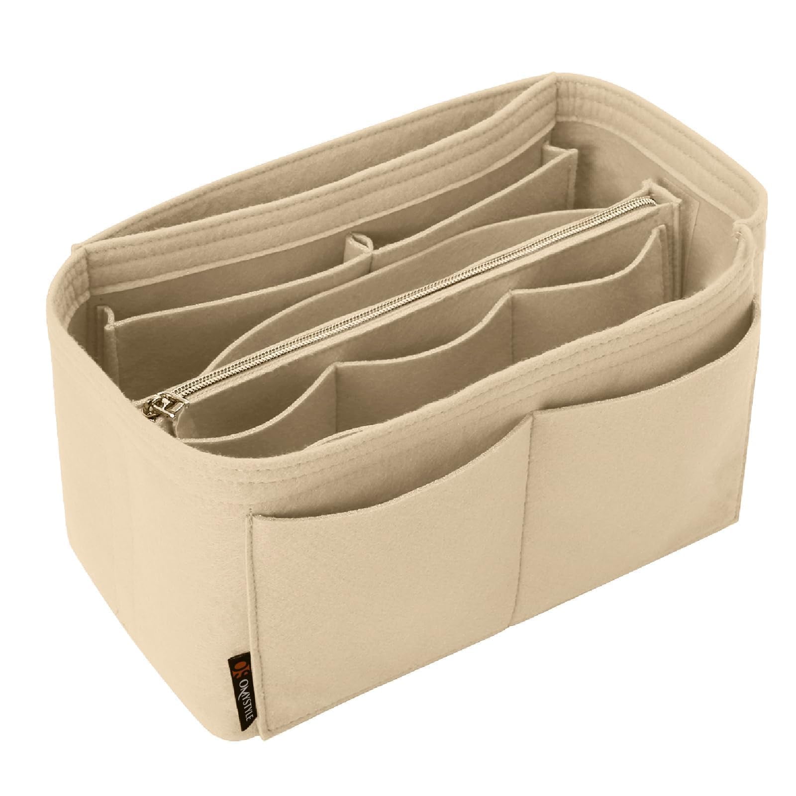 Organizador Para Bolso Omystyle, Inserto De Fieltro Con 13 Compartimentos