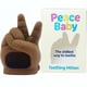 thumbnail image 2 of Mordedera tipo manopla Teasin' Teethers con diseño de signo de paz de silicona, 2 of 8