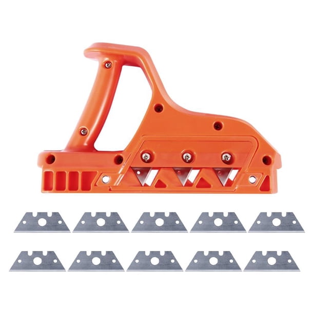 Bloque Triple cepillador, planos, tablero de yeso, archivo, herramienta de acabado de bordes, carpintería, tablero de pared, raspador, recortador, bor 60 grados