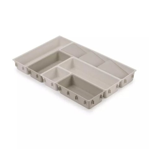 Click Ventas - Caja Organizador Maquillaje 7 Divisores Cajon Accesorio
