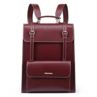 Ecosusi - Mochila Vintage Camellia Para Notebook 15,6 - Burdeo