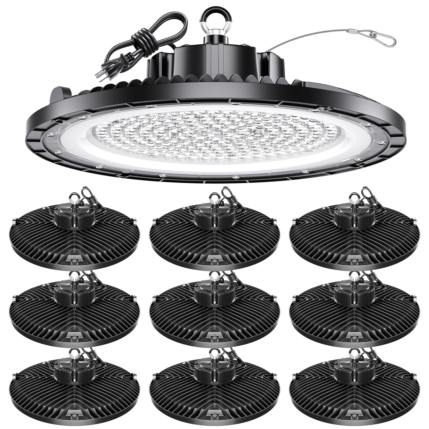 Lámpara UFO High Bay ONLYLUX 200 W 5000 K 30000 LM, paquete de 10