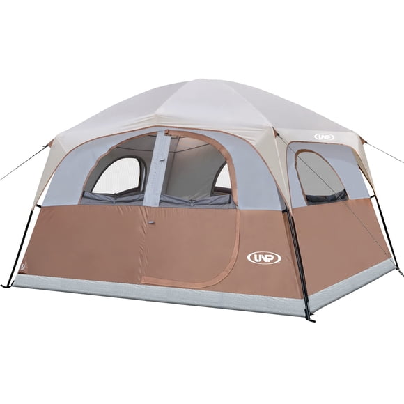 Tienda De Campaña Para 6 Personas Impermeable Y Resistente Al Viento Con Ventanas De Malla