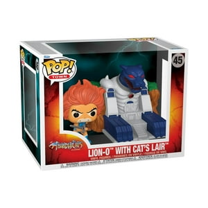 Figura De Vinilo Coleccionable Funko Pop Town Thundercats Lion-O Con Guarida De Gato