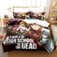 thumbnail image 1 of Highschool of the Dead Bedding Set Bed Adult Kid Bedroom Duvetcover Bed Sheet Bed Sheets, 1 of 5