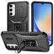thumbnail image 1 of Funda Armada para Samsung Galaxy A34 5G con Tapa Deslizante y Soporte Magnético Giratorio Negro, 1 of 5