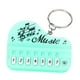 thumbnail image 4 of Tiny Electronic Keyboard Key Chain Piano Keyboard Colgante Llavero Para Adolescentes Verde, 4 of 5