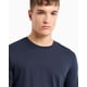 thumbnail image 2 of Camiseta Básica de Algodón Pima Armani Exchange para Hombre - Azul Marino, 2 of 5