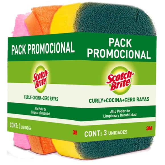 Esponjas Pack, 3 Un