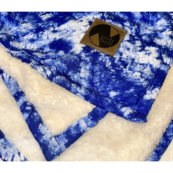 Manta Polar Hippie Azul
