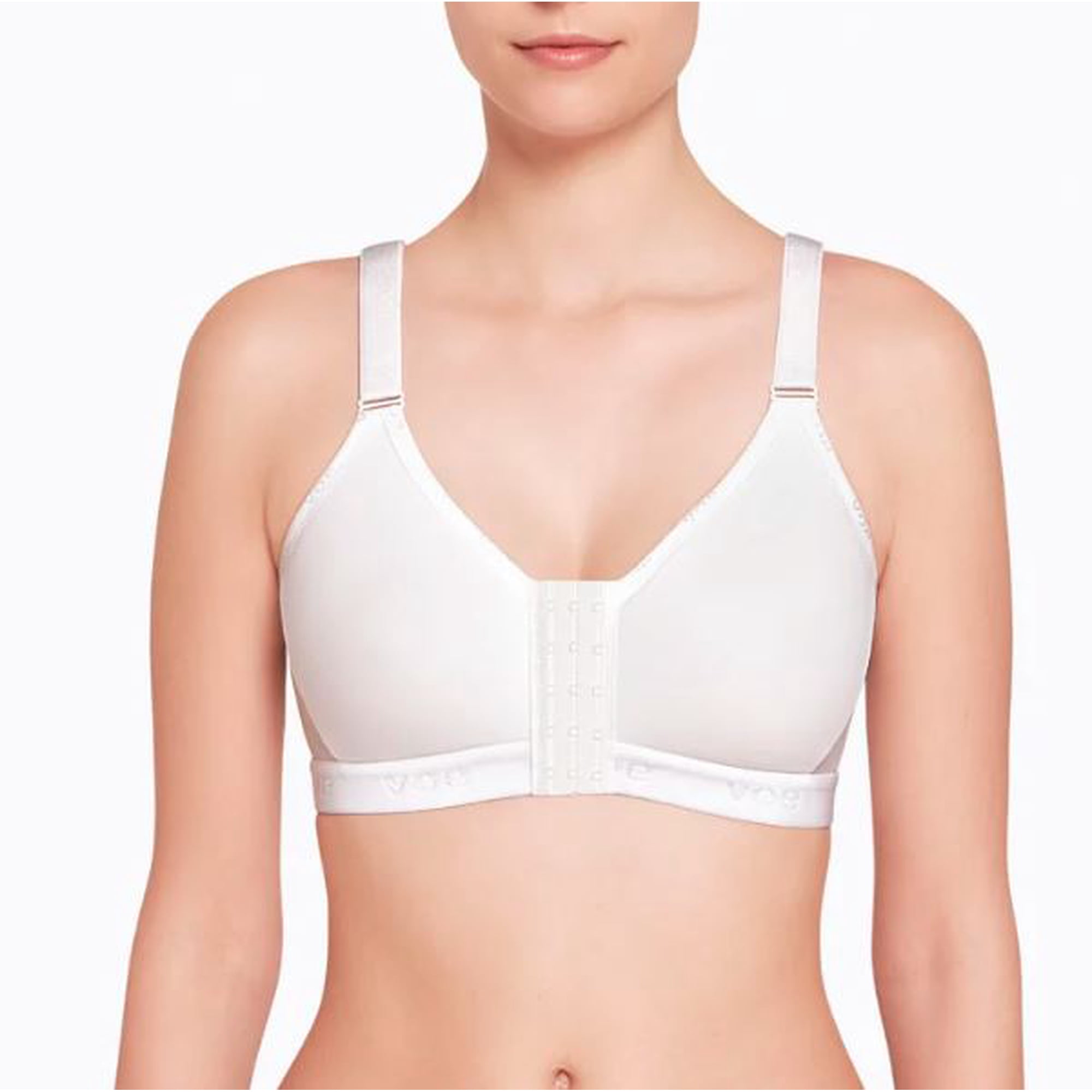 Sostén Deportivo-blanco-talla 95 Cierre Frontal-blunding