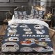 thumbnail image 1 of Shark Cartoon Theme bedding | 1 Duvet Cover and 2 Pillowcases Soft and Comfortable, 1 of 1
