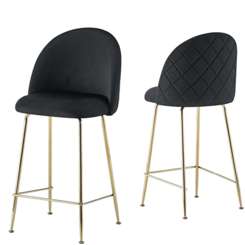 Habita2 Chile - Pack 2 Taburete Deluxe 66 - Negro