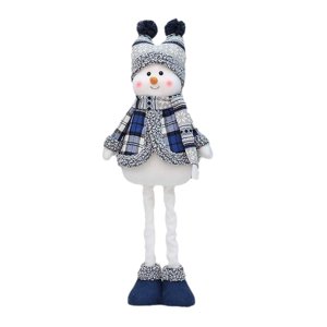 Magideal - Figurita Navideña Con Piernas Elásticas, Muñeco De Peluche De Pie, Figura Decorativa De Papá Noel Para Decoración De La Habitación De Navidad, Ventana Estilos B