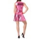thumbnail image 3 of INSPIRE CHIC Vestido de Mujer Sin Mangas de Cintura Alta Brillante Ajustado y Acampanado Mini Vestido Rosa XL, 3 of 6
