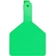 thumbnail image 1 of Etiquetas Auriculares Snana Z Paquete de 25 Verdes en Blanco para Vacas, 1 of 2