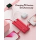 thumbnail image 3 of Power Bank VRURC de 10000 mAh con cables integrados de 5 salidas, color rojo, 3 of 8