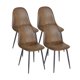 thumbnail image 3 of Pack 4 Sillas de comedor Tapizada Marron, 3 of 6