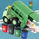 thumbnail image 4 of Camión de basura Toy Liberty Imports, plástico grande, con 4 botes de basura, 4 of 7