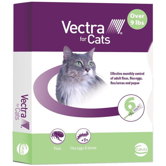 Tratamiento Antipulgas Vectra para Gatos Grandes Más de 4 kg 6 Meses