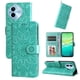 thumbnail image 1 of Funda tipo cartera FOXDOCK para Vivo Y38 5G , diseño girasol en relieve, cuero PU, cierre magnético, soporte y tarjetero, 1 of 5